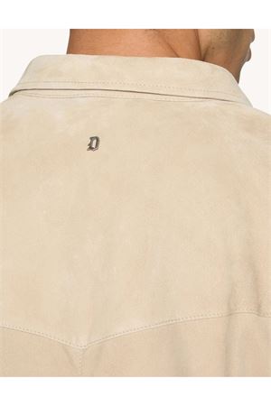 Regular-fit shirt jacket in suede DONDUP | UJ938PL0587U010