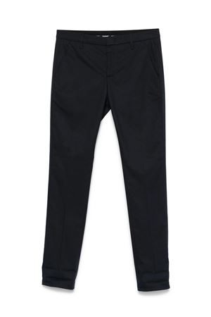 Pantaloni Gaubert in cotone blu navy DONDUP | UP235CS0183U890