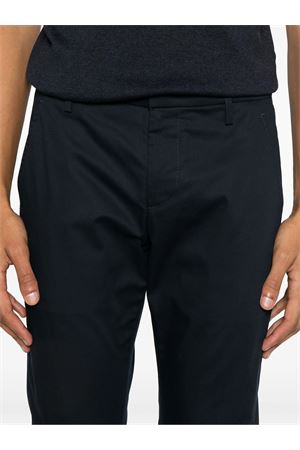 Pantaloni Gaubert in cotone blu navy DONDUP | UP235CS0183U890