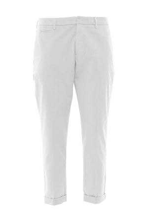 White cotton trousers DONDUP | UP615GS0096UPTD000