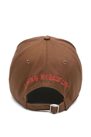 Brown cotton baseball cap DSQUARED | BCM091905C000015087