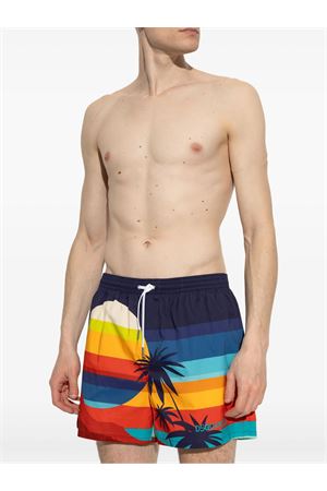 Tropical landscape swim shorts DSQUARED | D7B626300998