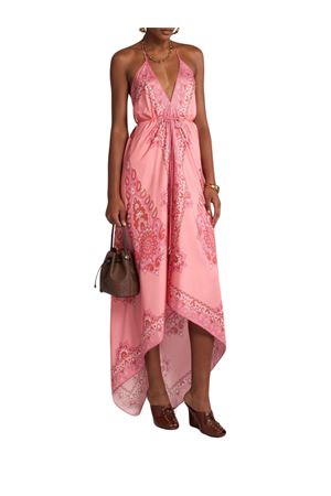 Silk twill asymmetrical cut dress ETRO | WRPA0001AK760X0872