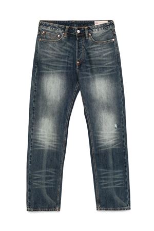 Blue cotton denim jeans EVISU | 2ESHTM5JE1001DNM
