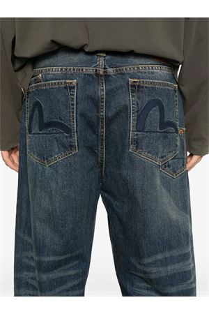 Blue cotton denim jeans EVISU | 2ESHTM5JE1001DNM