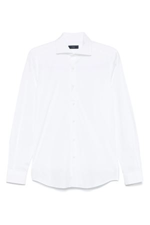 Camicia elasticizzata in popeline bianco FAY | NCMA150259SORMB001