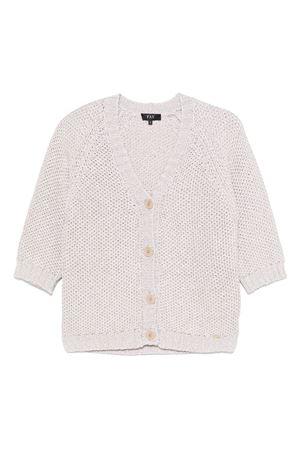 Cardigan in misto cotone beige chiaro FAY | NMWC1505930XAXB001