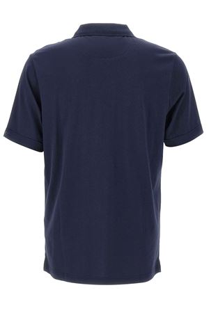 Polo in jersey di cotone blu navy FAY | NPMB2501340UCXU806