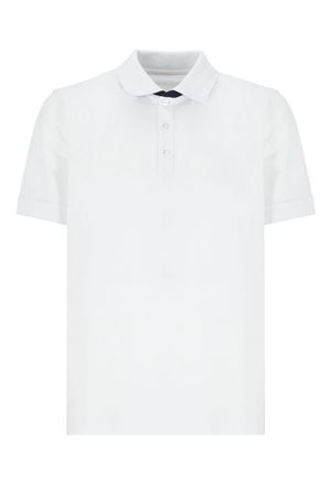 Polo in piqué di cotone bianco FAY | NPMB250135STDWB001