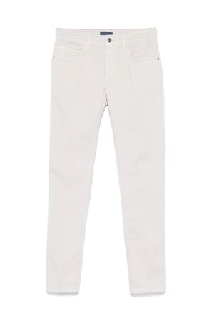 Pantaloni in misto cotone grigio chiaro FAY | NTM8250180TGURB210