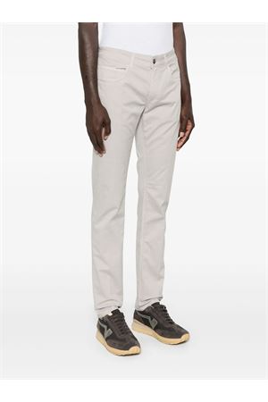 Pantaloni in misto cotone grigio chiaro FAY | NTM8250180TGURB210