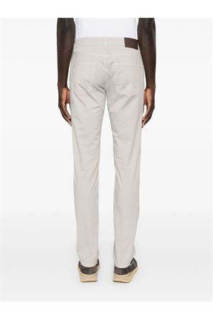 Pantaloni in misto cotone grigio chiaro FAY | NTM8250180TGURB210
