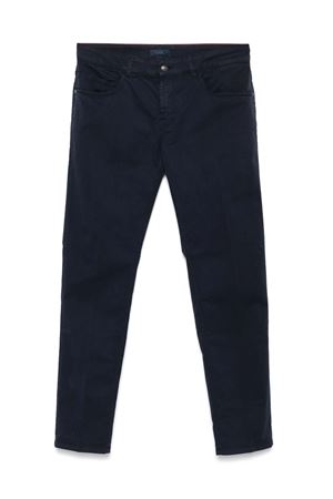 Pantaloni Guru in cotone blu navy FAY | NTM8250180TGURU824