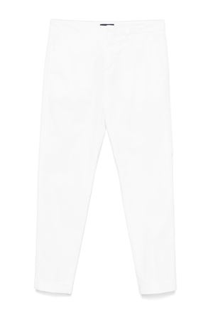 Pantaloni in misto cotone bianco FAY | NTM8650187TGURB001