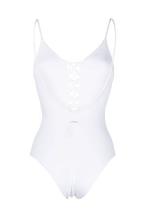 White braided-detail cut-out swimsuit FISICO | FC26M0F0001