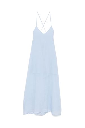Sky blue ramie maxi dress FISICO | FV39N0F0104