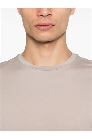 Beige cotton blend lightweight-jersey T-shirt HERNO | JG000174U520031985