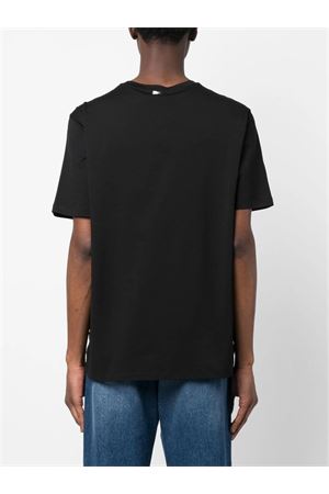 Black cotton blend lightweight-jersey T-shirt HERNO | JG000174U520039300