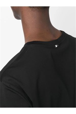 Black cotton blend lightweight-jersey T-shirt HERNO | JG000174U520039300