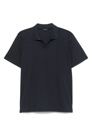 Navy blue cotton top HERNO | JV000002U520639200