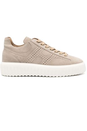 beige leather h-stripes HOGAN | HXM6450FJ50I9SC803