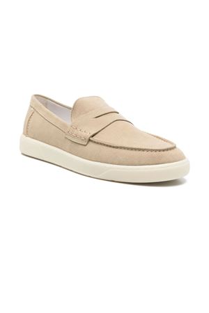 beige leather loafer HOGAN | HXM6470FS00BTMC803