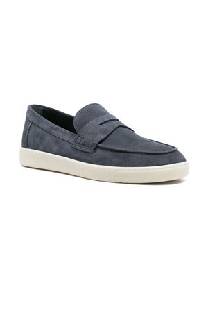 blue leather loafer HOGAN | HXM6470FS00BTMU828