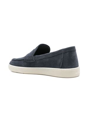 blue leather loafer HOGAN | HXM6470FS00BTMU828