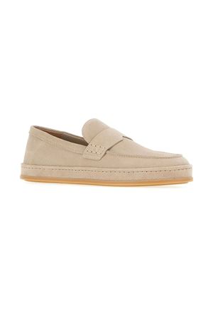 beige leather loafer HOGAN | HXM6830FR40BTMC424