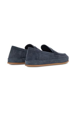 blue leather loafer HOGAN | HXM6830FR40BTMU828