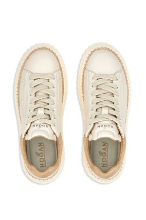 beige leather sneakers HOGAN | HXW6590FC60N1M0CA9