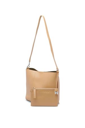 borsa in pelle beige HOGAN | KBW01RS0200TZPC208