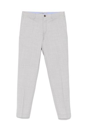 Light grey mélange-effect trousers INCOTEX | 1T08515855B900
