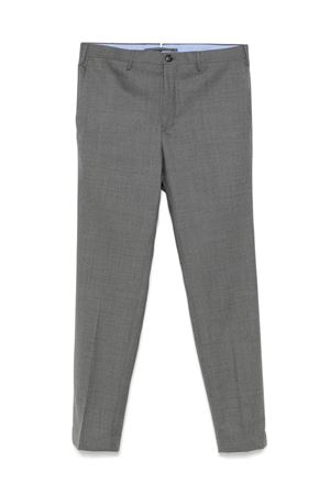 Grey mélange-effect trousers INCOTEX | 1T08515855B910