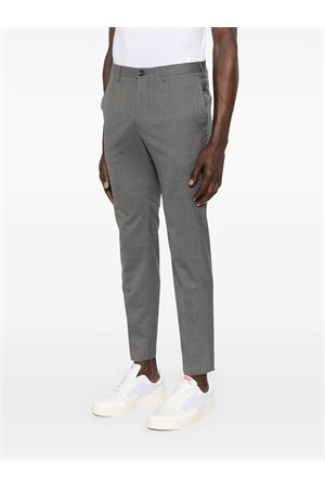 Grey mélange-effect trousers INCOTEX | 1T08515855B910