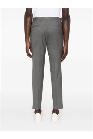 Grey mélange-effect trousers INCOTEX | 1T08515855B910
