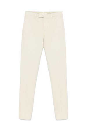Light beige cotton pants INCOTEX | 1W007960303412