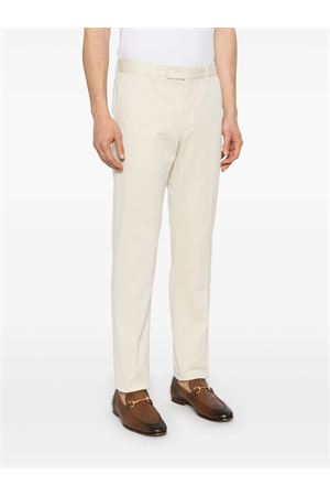 Light beige cotton pants INCOTEX | 1W007960303412