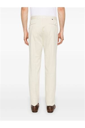 Light beige cotton pants INCOTEX | 1W007960303412