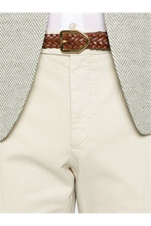Light beige cotton pants INCOTEX | 1W007960303412