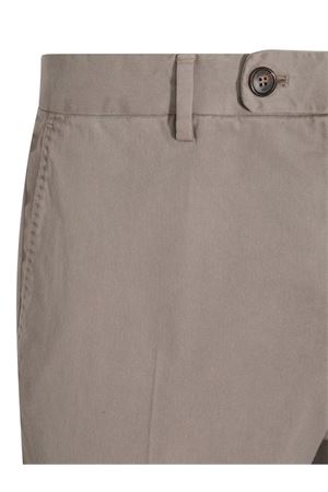 Dark beige cotton pants INCOTEX | 1W007960303413