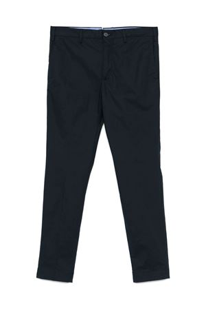 Navy blue cotton trousers INCOTEX | 1W08519208B821