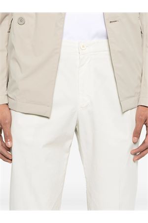 White pleat-detailed trousers INCOTEX | ZR541W9098B021