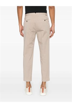 Light beige cotton pants INCOTEX | ZR541W9098B425