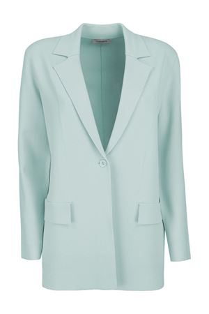 Blazer Ampio in viscosa stretch verde acqua KANGRA | 19405700239