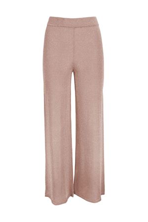 Pantalone ampio in lurex rosa KANGRA | 19701500008