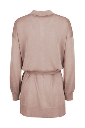 Cardigan maxi in lurex rosa KANGRA | 19703500008