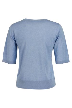 Maglia in seta e cashmere azzurra KANGRA | 19902100237
