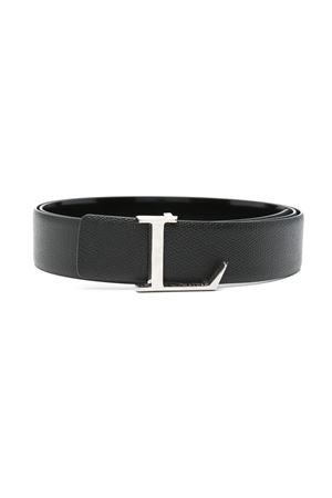 Cintura in pelle nera LANVIN | AMBECCB2GSLO10