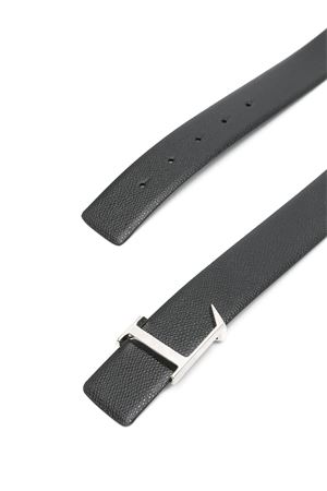 Cintura in pelle nera LANVIN | AMBECCB2GSLO10